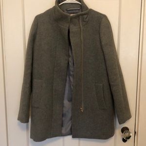 J. Crew Grey City Coat